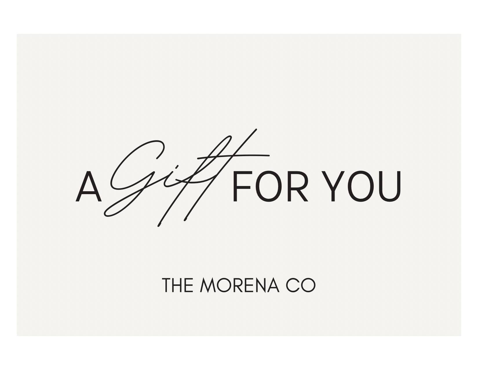 The Morena Co Giftcard