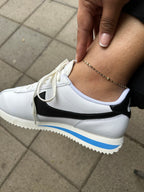 Beaded anklet,l, gold filled anklet, chain anklet