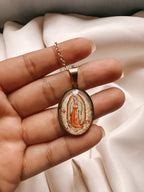 Stainless Steel Virgin Mary necklace