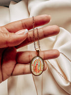 Stainless Steel Virgin Mary necklace