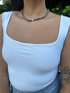 Handmade Peacock Pearl Necklace: Unique Beaded Jewelry